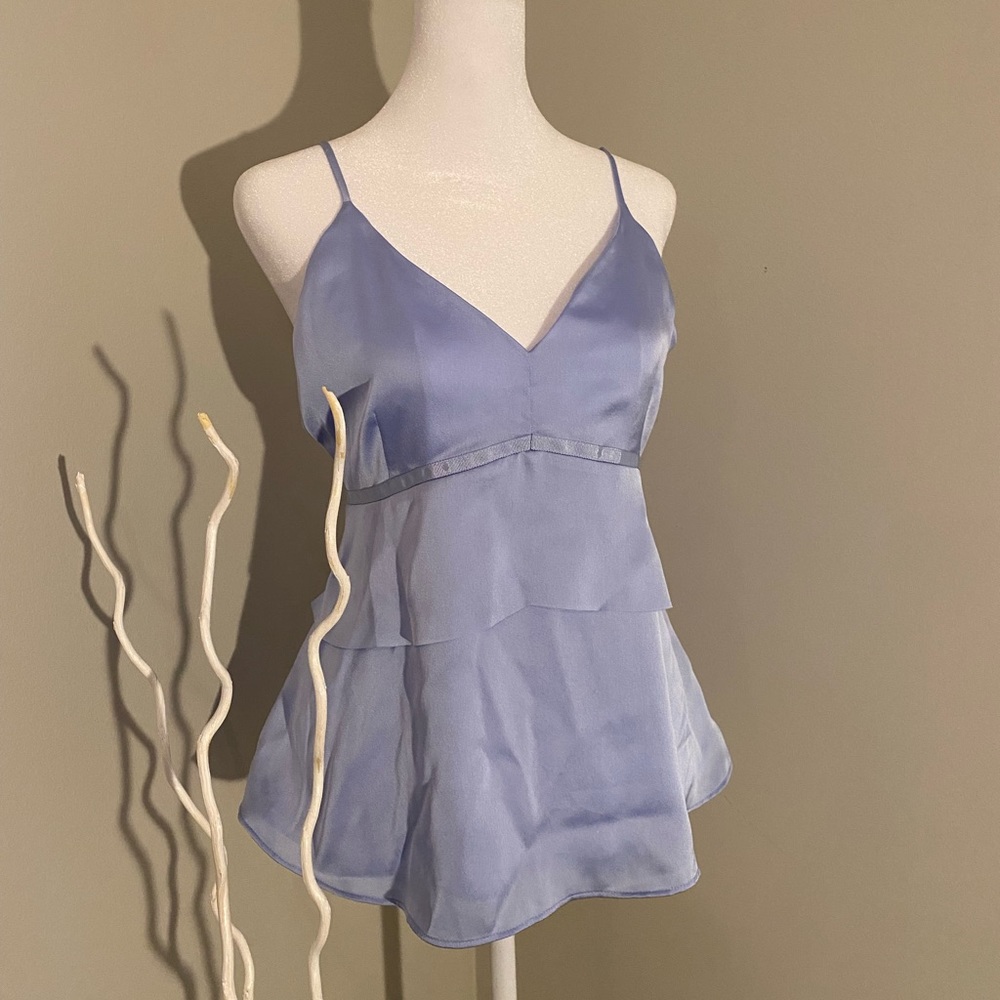 Banana Republic Periwinkle Satin Top